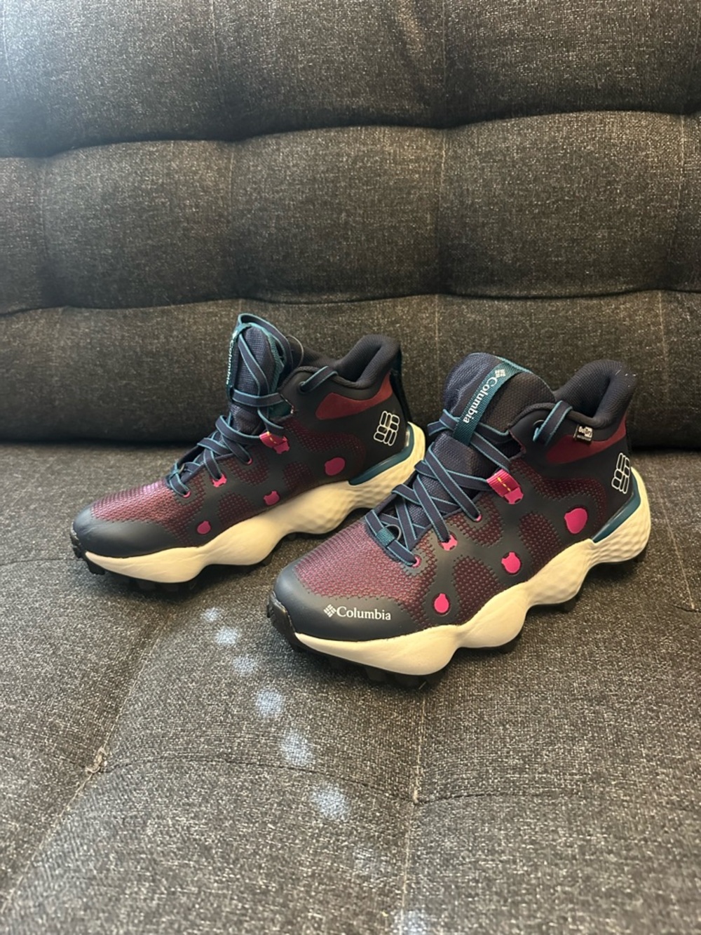 Columbia Women’s Pinks and Navy Trail Sneakers